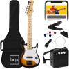imageBest Choice Products 30in Beginners Electric Guitar Beginner Starter Kit w 5W Amplifier Strap Gig Bag Strings Picks  BlackSunburst