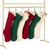 imageBest Choice Products 3ft Christmas Stocking Holder Stand Holiday Dcor Hanger Display for Home Floor Living Room w 8 Reusable Name Tags Chalk Marker 12 Hooks  BlackGold