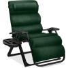 imageBest Choice Products Oversized Zero Gravity Chair Folding Outdoor Patio Recliner XL Anti Gravity Lounger wRemovable Cushion Cup Holder Side Tray 350lb Capacity  Graphite BlueForest Green
