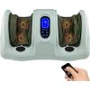 imageBest Choice Products Shiatsu Foot Massager for Pain Relief Plantar Fasciitis Neuropathy Blood Circulation Remote Control wCompact Design  BurgundySage Green