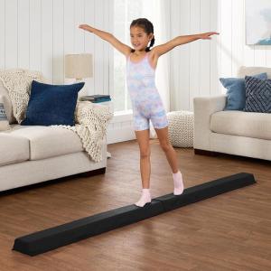 imageBest Choice Products 8ft Folding MediumDensity Foam Floor Balance Beam for Gymnastic and TumblingBlack