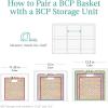 imageBest Choice Products 12x12in Hyacinth Baskets Rustic Set Of 5 Multipurpose Collapsible Storage Organizer Handwoven Laundry Totes for Bedroom Living Room Shelves wInserts  NaturalBrown