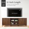 imageBest Choice Products 2Door Modern Storage Cabinet Buffet Sideboard Media Cabinet Cupboard Entryway Accent Table Bookcase wReeded Panels and Adjustable Shelves  WalnutWalnut