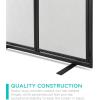 imageBest Choice Products 385x31in 2Door Fireplace Screen Handcrafted Wrought Iron Decorative Mesh Geometric Fire Spark Guard wMagnetic Panels  BlackBlack