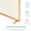 imageBest Choice Products 38x27in Single Panel Fireplace Screen Handcrafted Steel Mesh Spark Guard for Living Room Bedroom Dcor wHandles  BlackAntique Gold