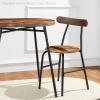 imageBest Choice Products 3Piece Modern Oval Dining Table Set Small Kitchen Dinette w 2 Chairs Metal Frame Curved Backrests  GrayBlackDark BrownBlack