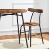 imageBest Choice Products 3Piece Modern Oval Dining Table Set Small Kitchen Dinette w 2 Chairs Metal Frame Curved Backrests  GrayBlackMedium BrownBlack
