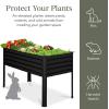 imageBest Choice Products 48x24x30in Galvanized Raised Garden Bed Metal Elevated Planter Box Vegetable Garden for Backyard Patio Balcony  CharcoalBlack