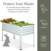 imageBest Choice Products 48x24x30in Galvanized Raised Garden Bed Metal Elevated Planter Box Vegetable Garden for Backyard Patio Balcony  CharcoalSilver