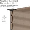 imageBest Choice Products 48x24x30in Galvanized Raised Garden Bed Metal Elevated Planter Box Vegetable Garden for Backyard Patio Balcony  CharcoalTaupe