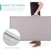 imageBest Choice Products 4in Portable QueenSize Mattress TriFold Mattress for Camping Guest Toddler Foam Plush wCarry Case  TaupeGrey