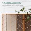 imageBest Choice Products 52x31in 3 Panel Chevron Fireplace Screen Mid Century Modern Wrought Iron Hand Crafted Fire Place Guard for Living Room Home Decor Steel Mesh  GoldBlack