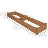 imageBest Choice Products 8x2ft Outdoor Wooden Raised Garden Bed Planter for Vegetables Grass Lawn Yard  NaturalAcorn Brown
