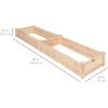 imageBest Choice Products 8x2ft Outdoor Wooden Raised Garden Bed Planter for Vegetables Grass Lawn Yard  NaturalNatural
