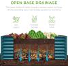 imageBest Choice Products 8x4x2ft Outdoor Metal Raised Garden Bed Deep Root Planter Box for Vegetables Flowers Herbs and Succulents w 478 Gallon Capacity  TerracottaPeacock Blue