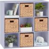 imageBest Choice Products 9Cube Storage Organizer 11in Shelf Opening Bookcase Display Shelf Customizable w 3 Removable Back Panels  GreigeLavender