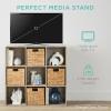 imageBest Choice Products 9Cube Storage Organizer 11in Shelf Opening Bookcase Display Shelf Customizable w 3 Removable Back Panels  GreigeNavy