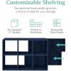 imageBest Choice Products 9Cube Storage Organizer 11in Shelf Opening Bookcase Display Shelf Customizable w 3 Removable Back Panels  GreigeNavy