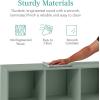 imageBest Choice Products 9Cube Storage Organizer 11in Shelf Opening Bookcase Display Shelf Customizable w 3 Removable Back Panels  GreigeSage