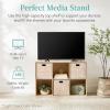 imageBest Choice Products 9Cube Storage Organizer 11in Shelf Opening Bookcase Display Shelf Customizable w 3 Removable Back Panels  GreigeWalnut