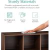 imageBest Choice Products 9Cube Storage Organizer 11in Shelf Opening Bookcase Display Shelf Customizable w 3 Removable Back Panels  GreigeWalnut