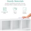 imageBest Choice Products 9Cube Storage Organizer 11in Shelf Opening Bookcase Display Shelf Customizable w 3 Removable Back Panels  GreigeWhite