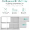 imageBest Choice Products 9Cube Storage Organizer 11in Shelf Opening Bookcase Display Shelf Customizable w 3 Removable Back Panels  GreigeWhite