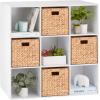 imageBest Choice Products 9Cube Storage Organizer 11in Shelf Opening Bookcase Display Shelf Customizable w 3 Removable Back Panels  GreigeWhite