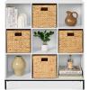 imageBest Choice Products 9Cube Storage Organizer 11in Shelf Opening Bookcase Display Shelf Customizable w 3 Removable Back Panels  GreigeWhite