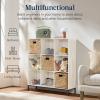 imageBest Choice Products 9Cube Storage Organizer 11in Shelf Opening Bookcase Display Shelf Customizable w 3 Removable Back Panels  GreigeWhitewash