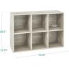 imageBest Choice Products 9Cube Storage Organizer 11in Shelf Opening Bookcase Display Shelf Customizable w 3 Removable Back Panels  GreigeWhitewash