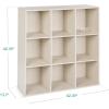 imageBest Choice Products 9Cube Storage Organizer 11in Shelf Opening Bookcase Display Shelf Customizable w 3 Removable Back Panels  GreigeWhitewash