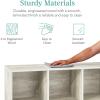 imageBest Choice Products 9Cube Storage Organizer 11in Shelf Opening Bookcase Display Shelf Customizable w 3 Removable Back Panels  GreigeWhitewash