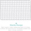 imageBest Choice Products Outdoor Garden 94x39inch Artificial Faux Ivy Hedge Leaf and Vine Privacy Fence Wall Screen  Green94x59in