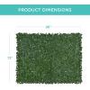 imageBest Choice Products Outdoor Garden 94x39inch Artificial Faux Ivy Hedge Leaf and Vine Privacy Fence Wall Screen  Green96x72in