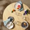 imageBest Choice Products Round Dining Table wSteel Legs  NaturalNatural