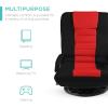 imageBest Choice Products Swivel Gaming Chair 360 Degree Multipurpose Floor Chair Rocker for TV Reading Playing Video Games wLumbar Support Armrest Handles Adjustable Foldable Backrest  BlackBlueBlackRed