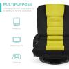 imageBest Choice Products Swivel Gaming Chair 360 Degree Multipurpose Floor Chair Rocker for TV Reading Playing Video Games wLumbar Support Armrest Handles Adjustable Foldable Backrest  BlackBlueBlackYellow