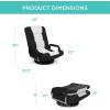 imageBest Choice Products Swivel Gaming Chair 360 Degree Multipurpose Floor Chair Rocker for TV Reading Playing Video Games wLumbar Support Armrest Handles Adjustable Foldable Backrest  BlackBlueBlackWhite