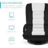 imageBest Choice Products Swivel Gaming Chair 360 Degree Multipurpose Floor Chair Rocker for TV Reading Playing Video Games wLumbar Support Armrest Handles Adjustable Foldable Backrest  BlackBlueBlackWhite