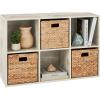 imageBest Choice Products 9Cube Storage Organizer 11in Shelf Opening Bookcase Display Shelf Customizable w 3 Removable Back Panels  GreigeWhitewash