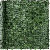 imageBest Choice Products Outdoor Garden 94x39inch Artificial Faux Ivy Hedge Leaf and Vine Privacy Fence Wall Screen  Green94x39in