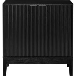 imageBest Choice Products 2Door Modern Storage Cabinet Buffet Sideboard Media Cabinet Cupboard Entryway Accent Table Bookcase wReeded Panels and Adjustable Shelves  WalnutBlack