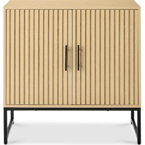 imageBest Choice Products 2Door Rattan Storage Cabinet Accent Furniture Multifunctional Cupboard for Living Room Hallway Kitchen Sideboard Buffet Table wNonScratch Foot Pads  NaturalNatural