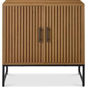 imageBest Choice Products 2Door Rattan Storage Cabinet Accent Furniture Multifunctional Cupboard for Living Room Hallway Kitchen Sideboard Buffet Table wNonScratch Foot Pads  NaturalBrown