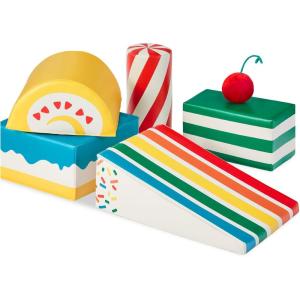 imageBest Choice Products 5Piece Kids Climb ampamp Crawl Soft Foam Block Activity Play Structures for Child Development Color Coordination Motor Skills  MulticolorTreats