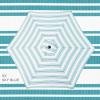 imageBest Choice Products 10ft Market Umbrella Outdoor Sun Shade for Backyard Deck Poolside Table wWoodgrain Pattern Easy Tilt ampamp Crank  Fog GrayStriped Sky Blue