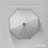 imageBest Choice Products 10ft Solar Polyester LED Lighted Patio Umbrella wTilt Adjustment and UVResistant Fabric  Striped BlackFog Gray