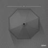 imageBest Choice Products 10ft Solar Polyester LED Lighted Patio Umbrella wTilt Adjustment and UVResistant Fabric  Striped BlackGray