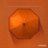 imageBest Choice Products 10ft Solar Polyester LED Lighted Patio Umbrella wTilt Adjustment and UVResistant Fabric  Striped BlackOrange